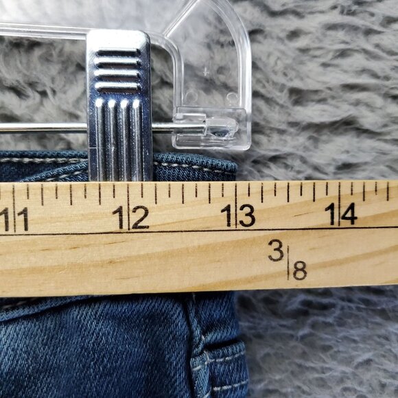 YMI Jeans Womens Size 3/26 Blue Bootcut Stretch Denim Mid Rise Fade Wash - Picture 6 of 13